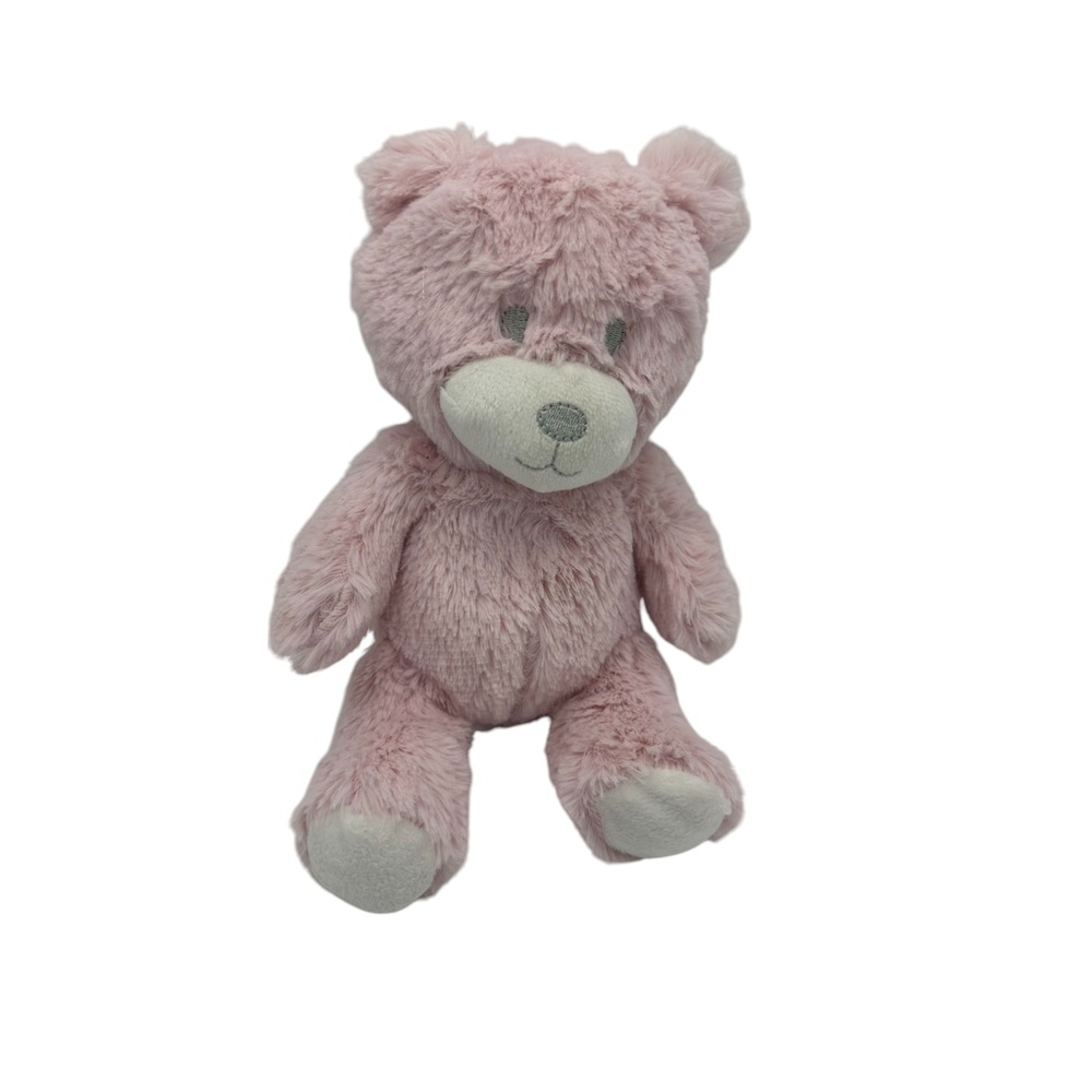 Kidgets‎ Pink Teddy Bear Plush Sewn Eyes 9" Lovey Soother